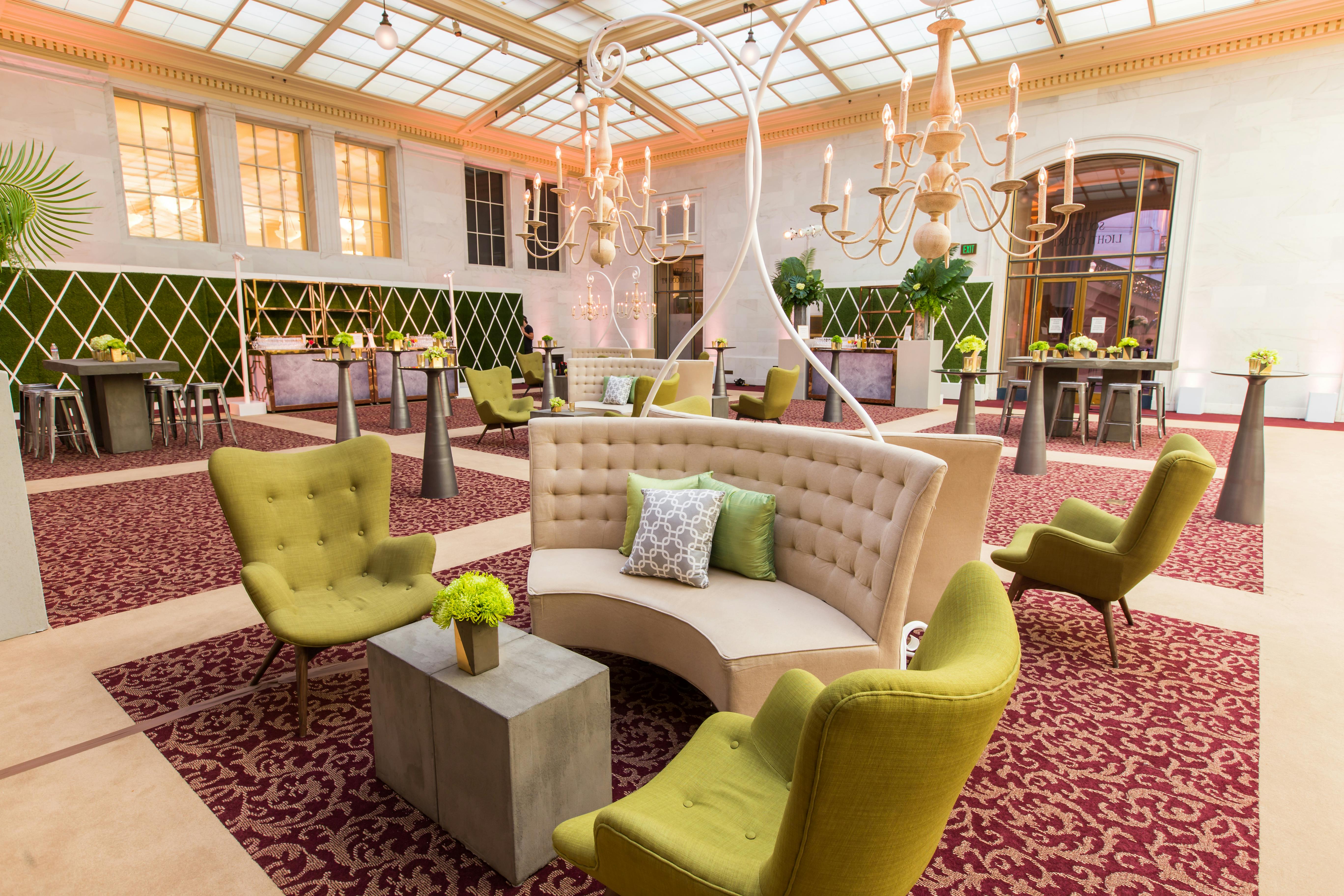 Fundraiser Seating Area Ideas posted by Blueprint Studios