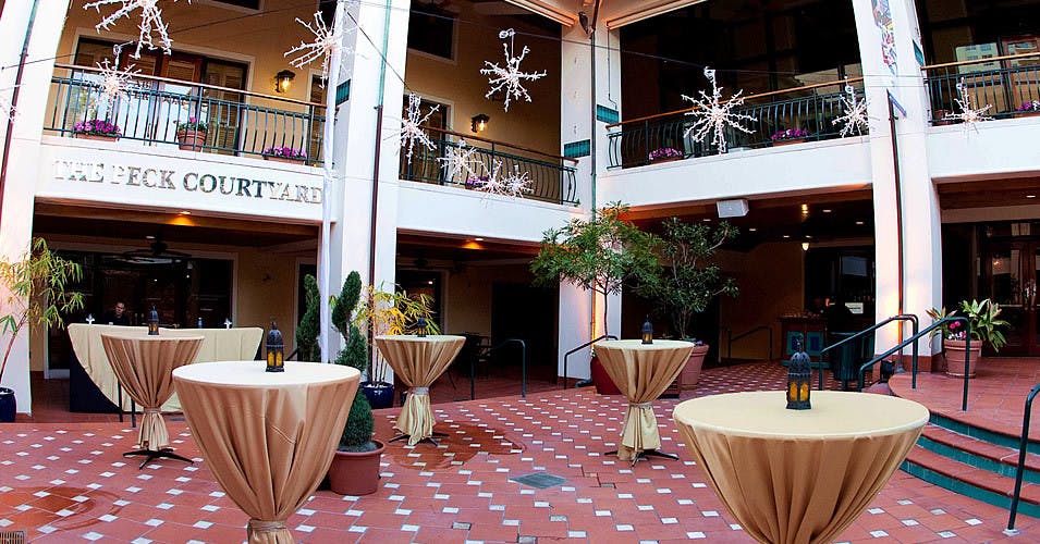 Peck Courtyard, Theater event space at Broward Center for the Performing Arts