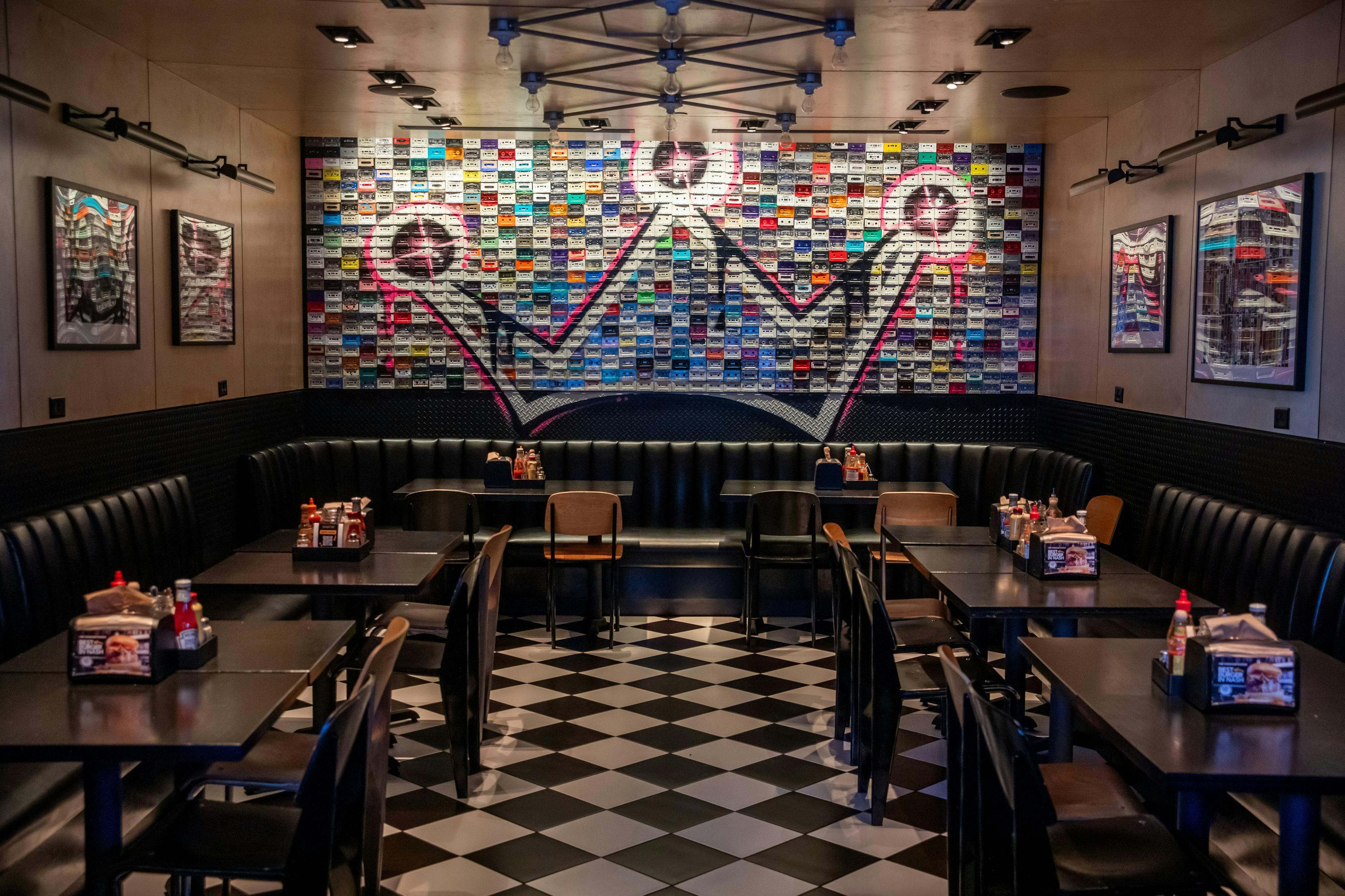 The Mix Tape Room | Semi-Private Event Space at Black Tap, an event space at Black Tap Craft Burgers & Beer Nashville