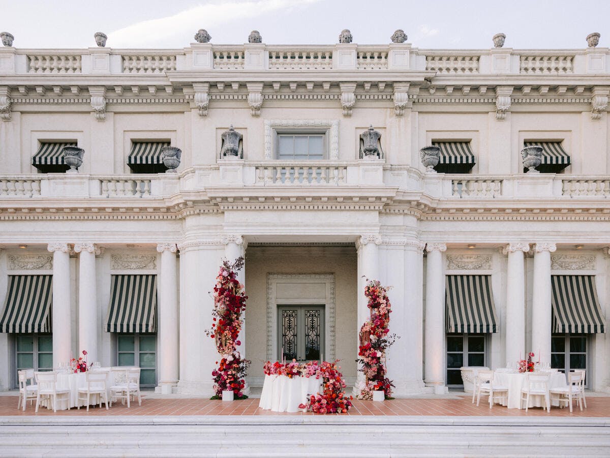 Huntington Art Gallery South Terrace, an event space at The Huntington Library, Art Museum, and Botanical Gardens