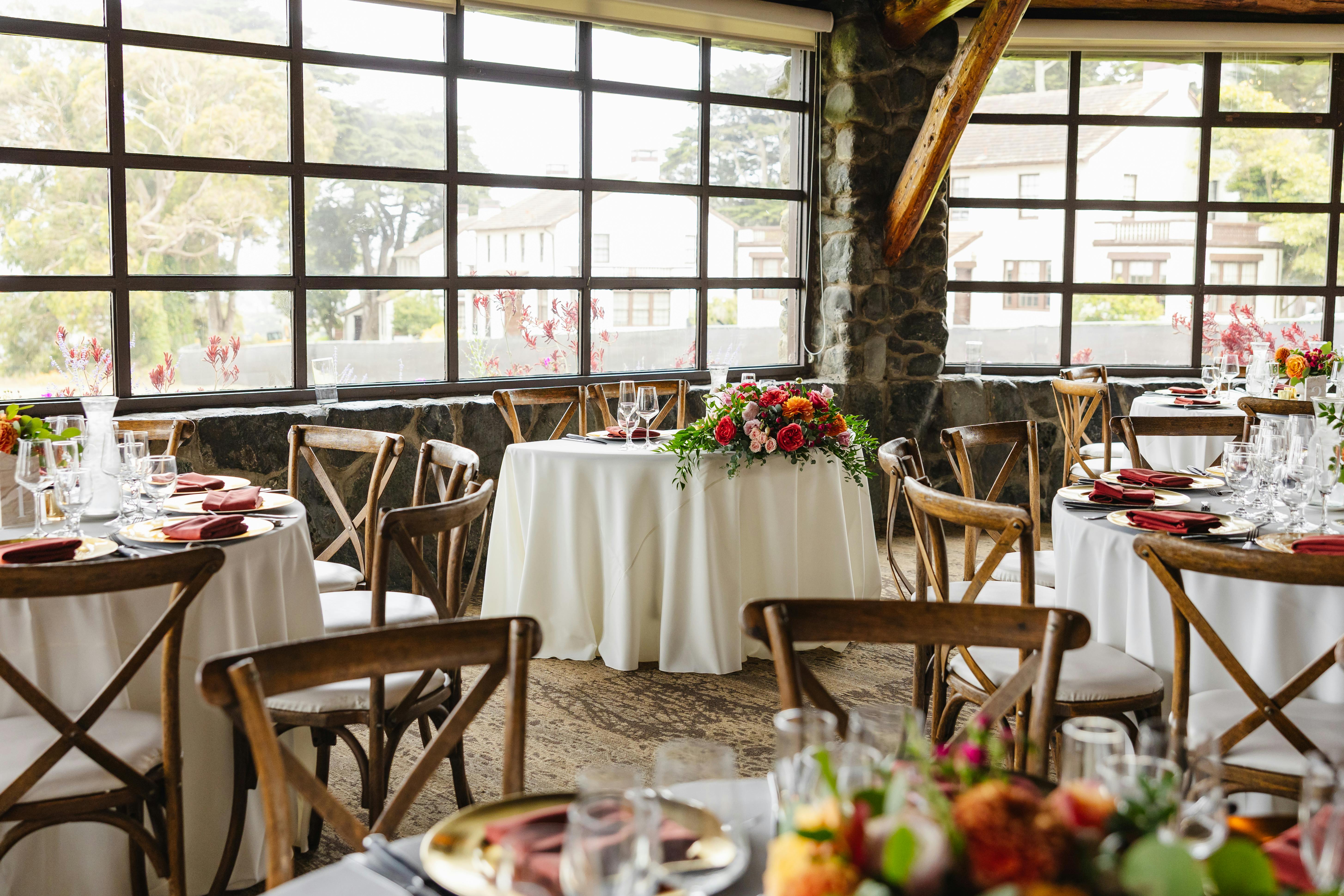Log Cabin | Reception & Indoor Ceremony, an event space at Log Cabin at the Presidio by Wedgewood Weddings