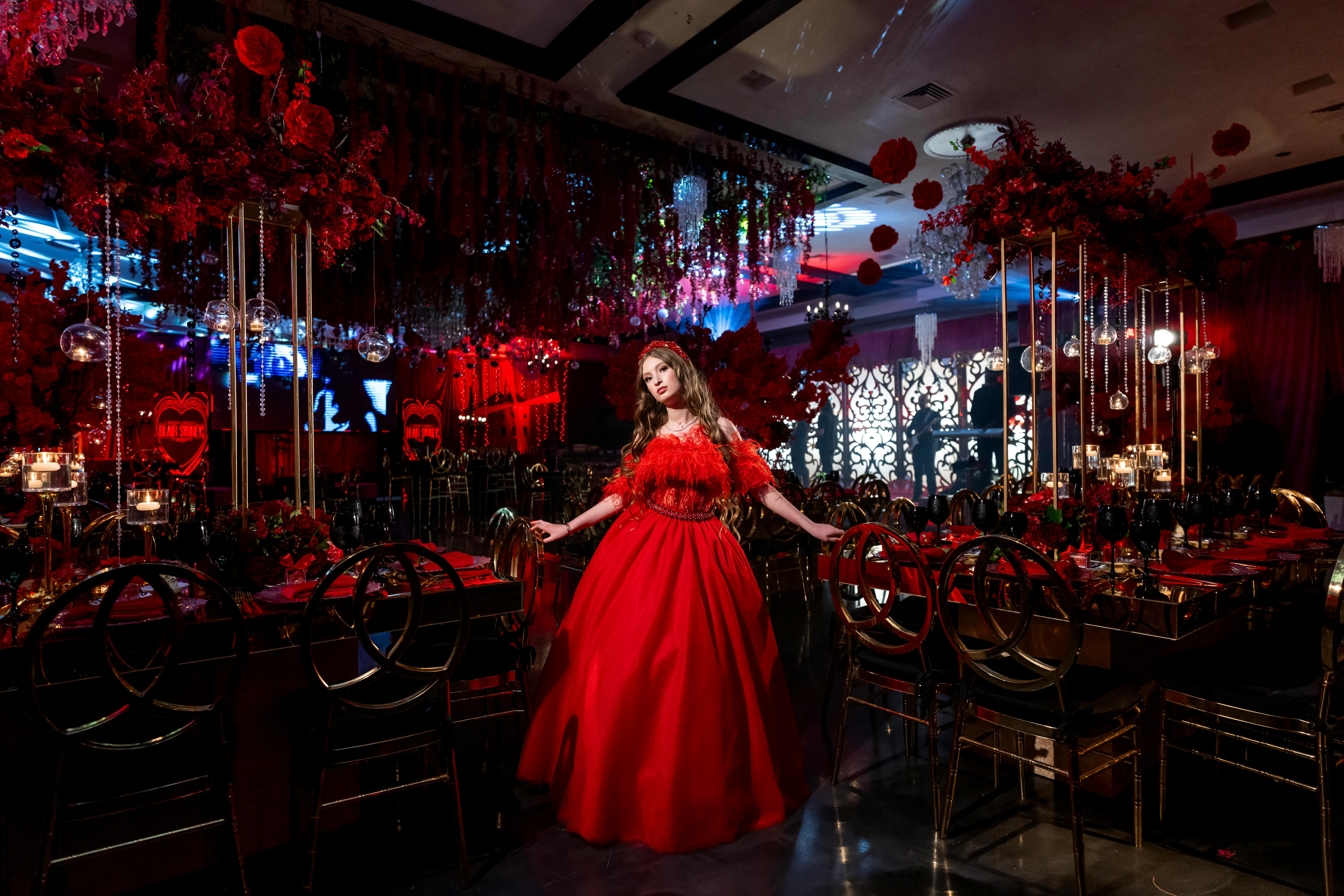 Featured photo from This Red-Themed Boca Raton FL Bat Mitzvah Stunned Guests with Bold Decor and Glam Style