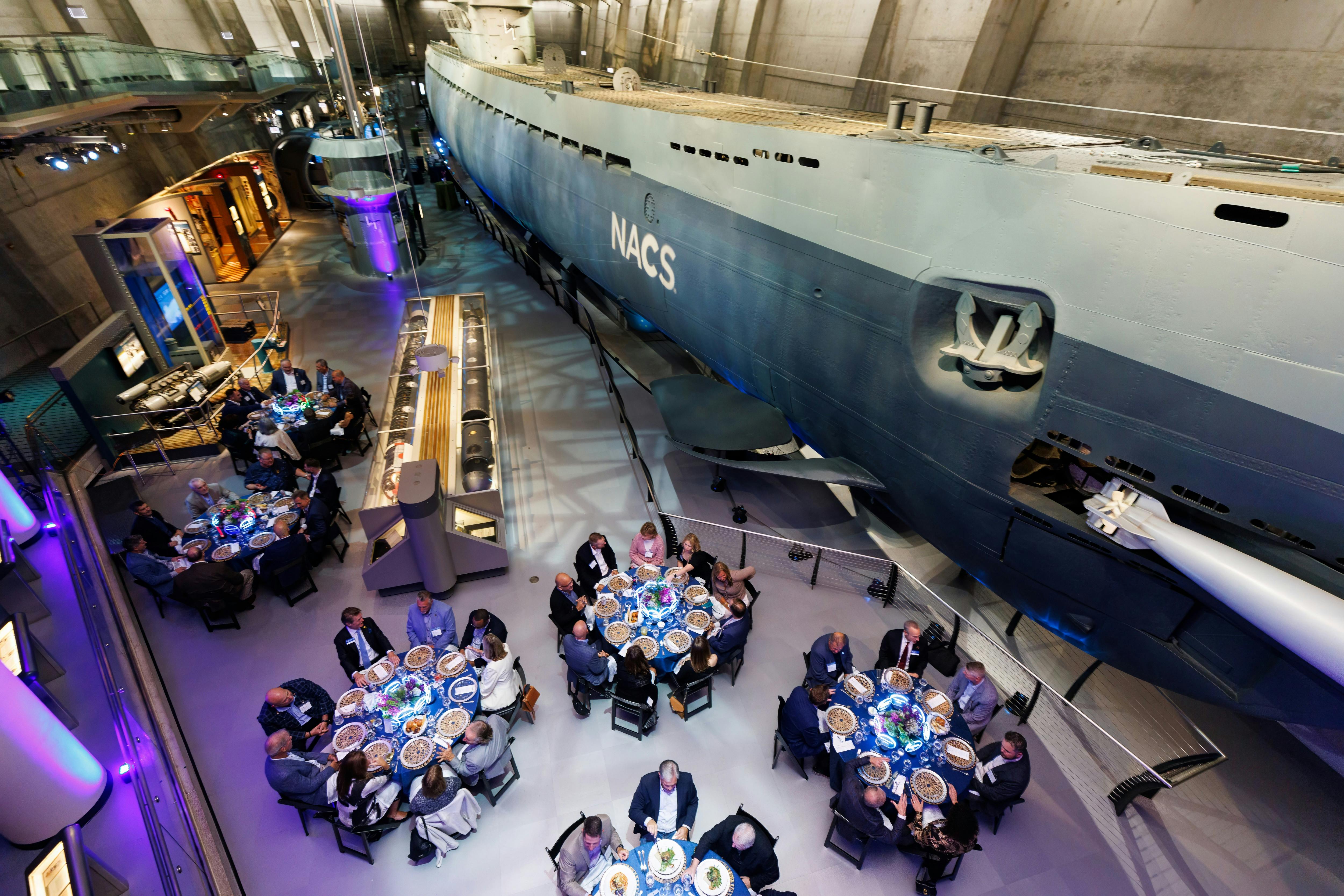 U-505 Submarine, an event space at Griffin Museum of Science and Industry, Chicago