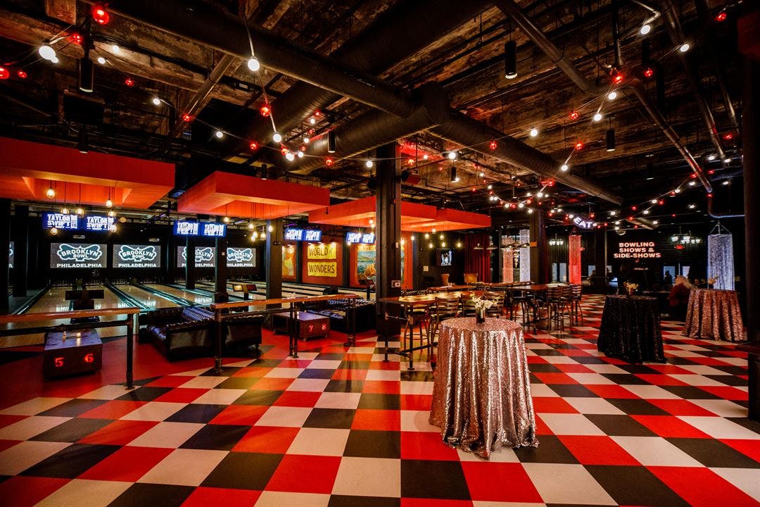 Low & High Bowling Lanes, an event space at Brooklyn Bowl - Philadelphia