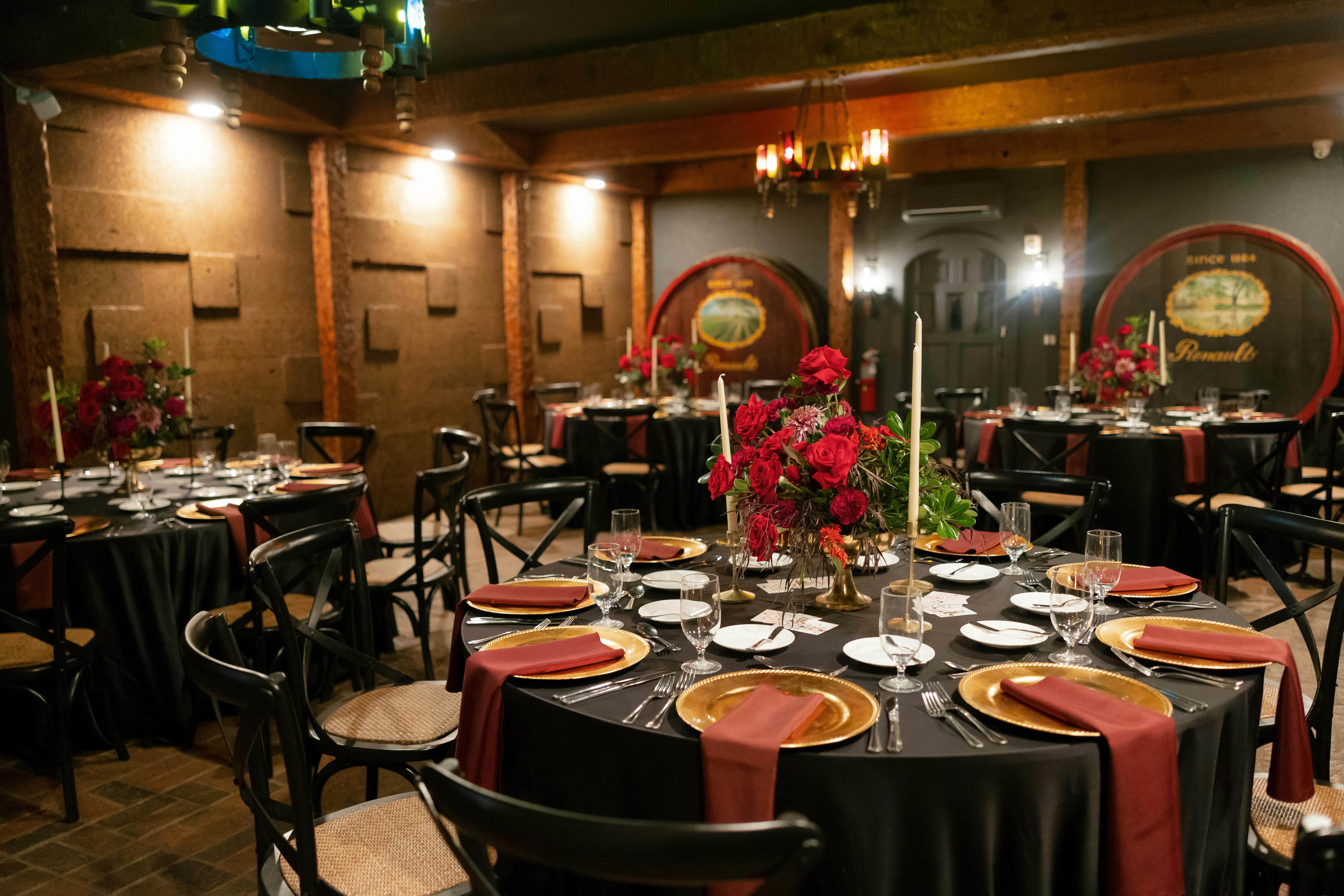 Speakeasy, an event space at Renault Winery Resort