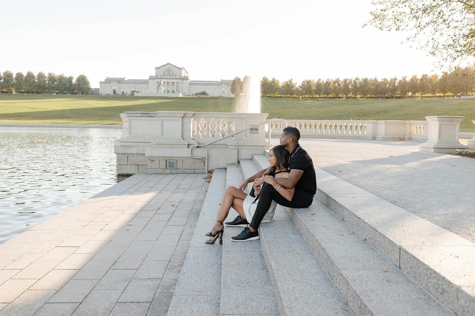 Featured photo from See this Sophisticated St. Louis Engagement Session Framed by Minimalist Fashion and Urban Elegance
