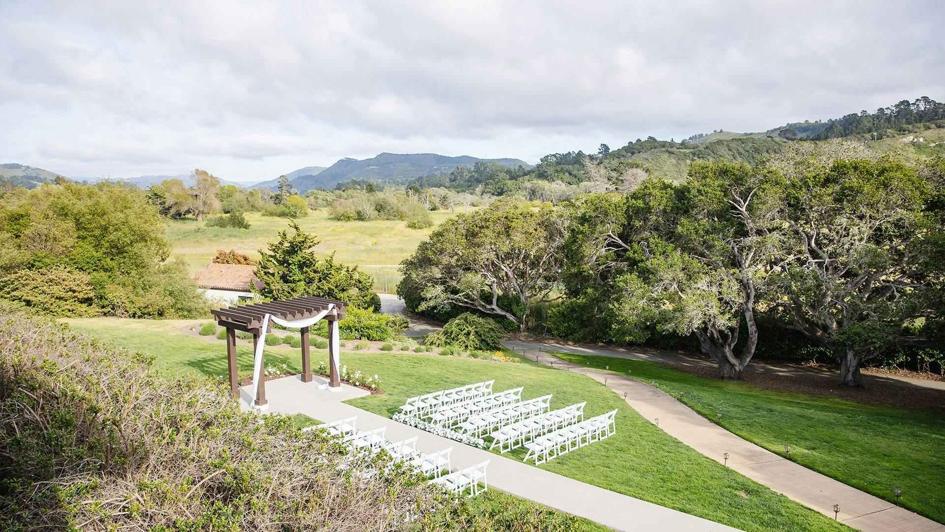 Garden Ceremony Site, an event space at Carmel Fields by Wedgewood Weddings
