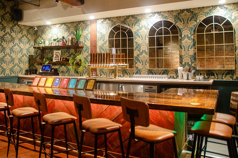 The Barrel Room, an event space at Campsite Brewing Company