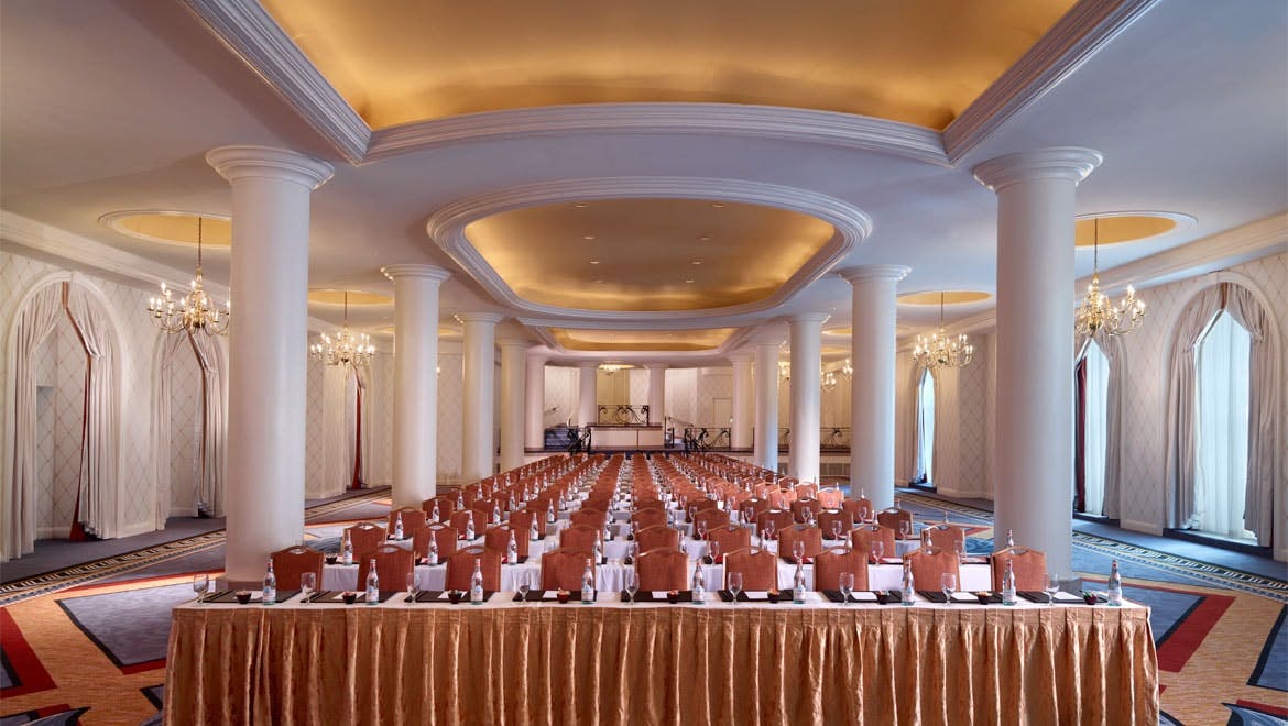 Ambassador Ballroom, an event space at Omni Shoreham Hotel