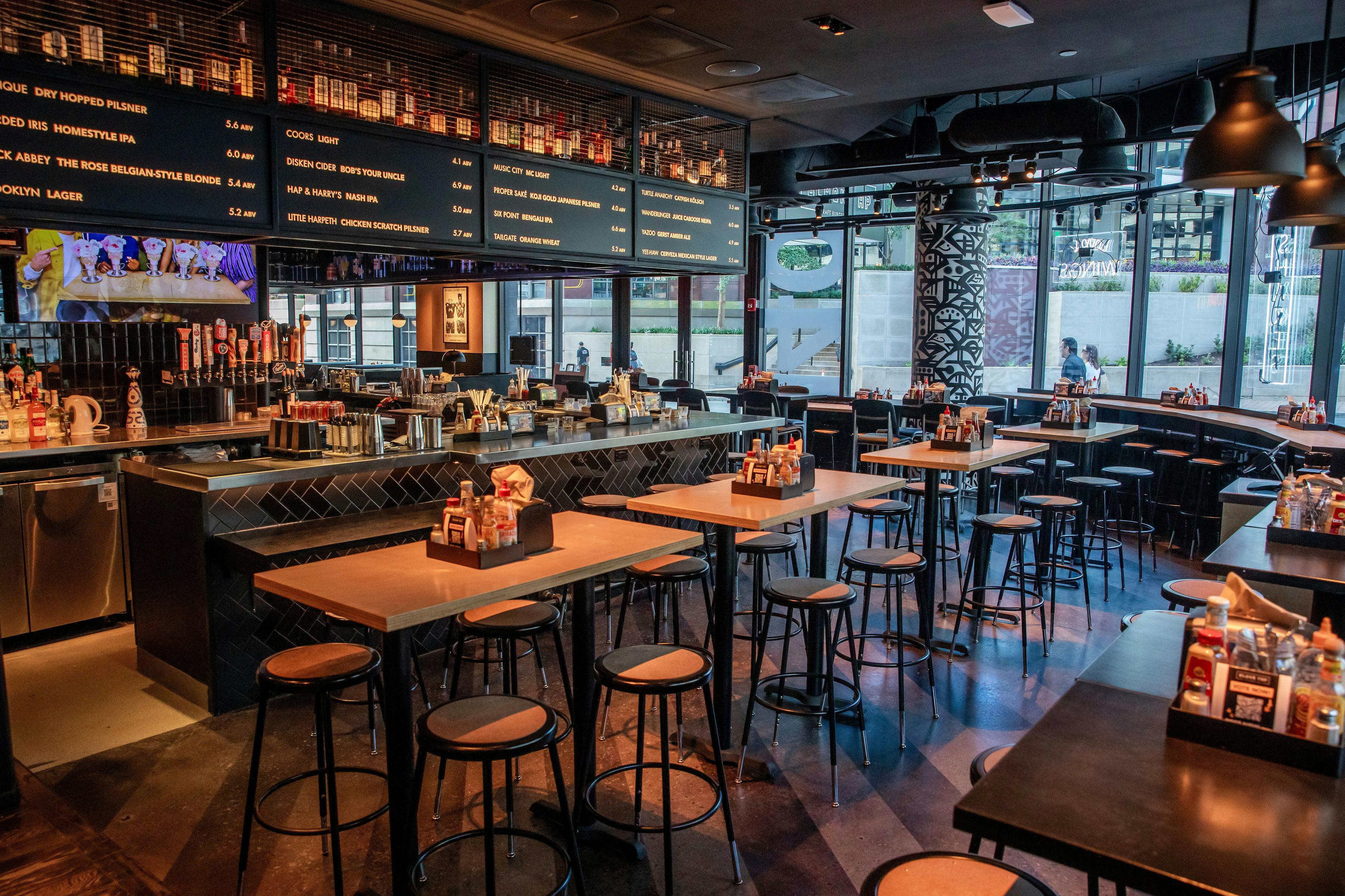Black Tap Bar Area, an event space at Black Tap Craft Burgers & Beer Nashville