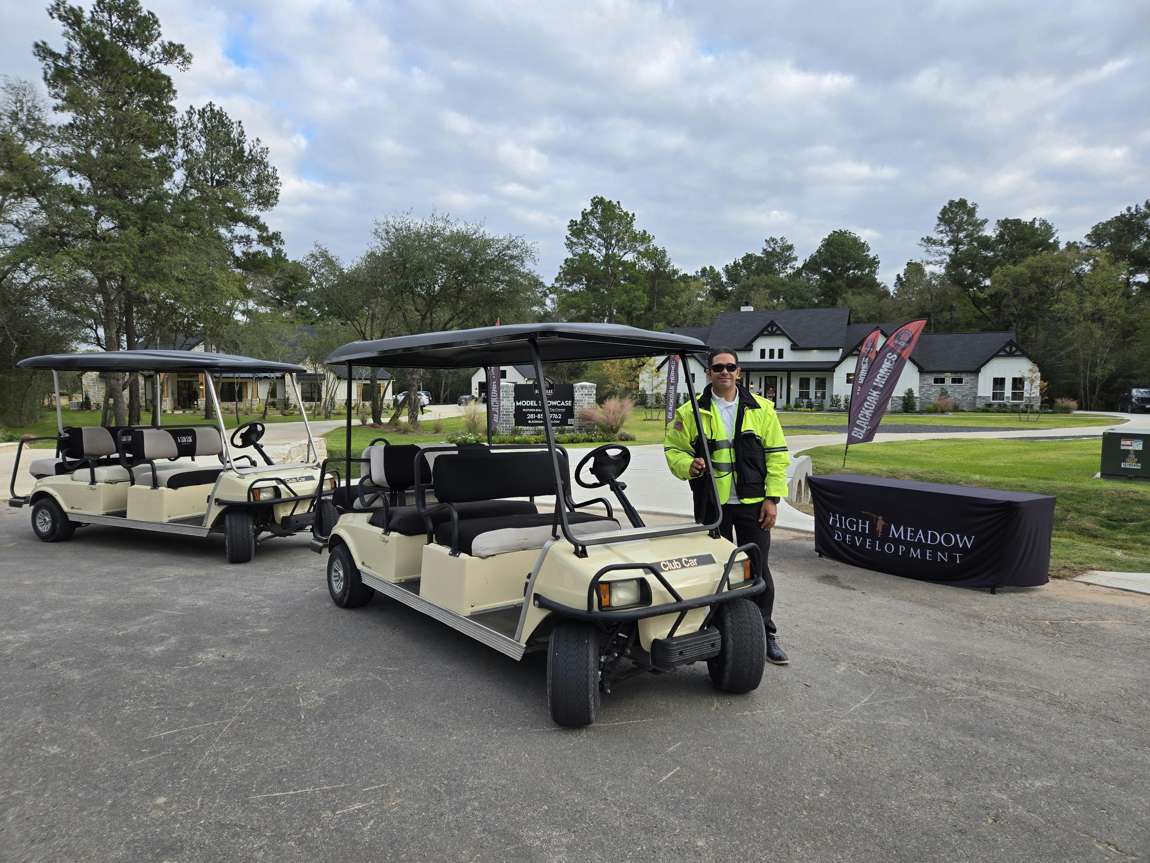 Featured photo from Traffic Control + Golf Cart Transportation Event for High Meadow Development
